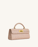 Jw Pei Keyla Weave Texture Top Handle Bag - Pink