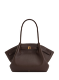 Jw Pei Hana Medium Tote Bag - Dark Brown