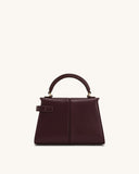Jw pei Elise Top Handle Bag - Deep Burgundy (small)