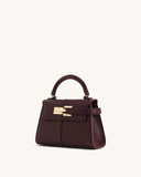 Jw pei Elise Top Handle Bag - Deep Burgundy (small)