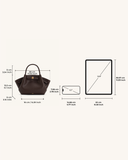 Jw Pei Hana Mini Tote Bag - Dark Brown
