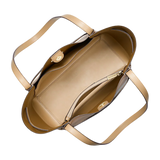 Reed Large Pebbled Leather Tote Bag - Camel Color