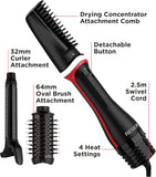 Revlon One Step Blow-Dry Multi Styler - 3 in 1 Dry, Curl and Volumizer with 3 Attachments