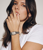 Anne Klein Women's Two-Tone Steel Silver Dial Watch