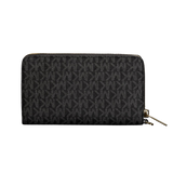 MKJet Set Large Signature Logo Smartphone Wallet - BLACK