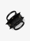 MK Mercer Extra-Small Logo and Leather Crossbody Bag - BLACK
