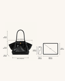 Jw Pei Hana Medium Tote Bag - Black Croc
