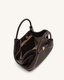Jw Pei Hana Mini Tote Bag - Dark Brown