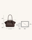 Jw Pei Hana Medium Tote Bag - Dark Brown