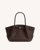Jw Pei Hana Medium Tote Bag - Dark Brown