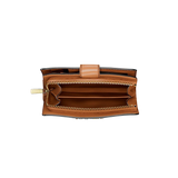 MK Jet Set Medium Two-Tone Logo Wallet - MUSTARD