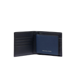 MK Harrison Saffiano Leather Billfold Wallet with Passcase