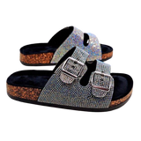 Thick soled Bling slide