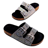 Thick soled Bling slide