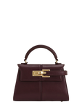 Jw pei Elise Top Handle Bag - Deep Burgundy (small)