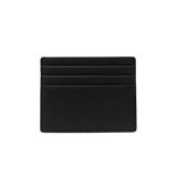 MK Cooper Pebbled Leather Tall Card Case - BLACK