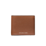 MK Cooper Pebbled Leather Billfold Wallet With Coin Pouch