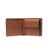 MK Cooper Pebbled Leather Billfold Wallet With Coin Pouch