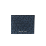 MK Cooper Logo Billfold Wallet With Passcase - Blue