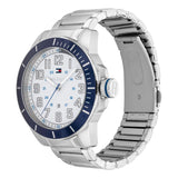 Tommy Hilfiger Stainless Steel White Dial Men's Watch - 1791073
