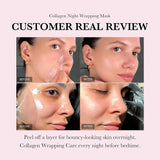 Collagen night wrapping mask