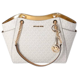 MK Jet Set Large Logo Shoulder Bag - GOLDEN