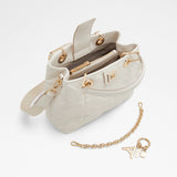 Aldo Tafarn Womens Satchel Bag - white