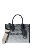 MK Mirella Small Ombré Signature Logo Crossbody Bag - NAVY