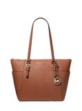 Charlotte Large Top-Zip Tote Bag - Luggage