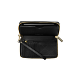 MK Large Pebbled Leather Smartphone Wristlet