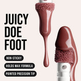 Faux Filler Shiny Non-Sticky Lip Gloss - Foxy