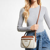 Jet Set Large Saffiano Leather Crossbody Bag